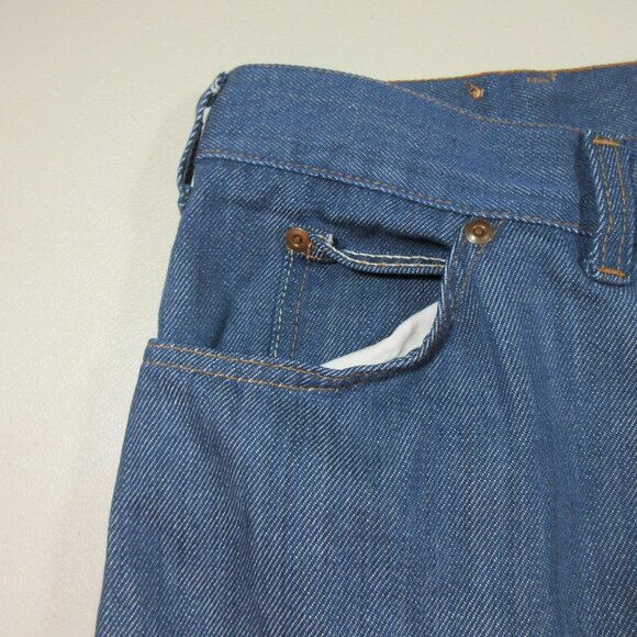 Vintage JC Penney RanchCraft mens dark wash straight leg jeans 36x32 EUC USA - Picture 4 of 13